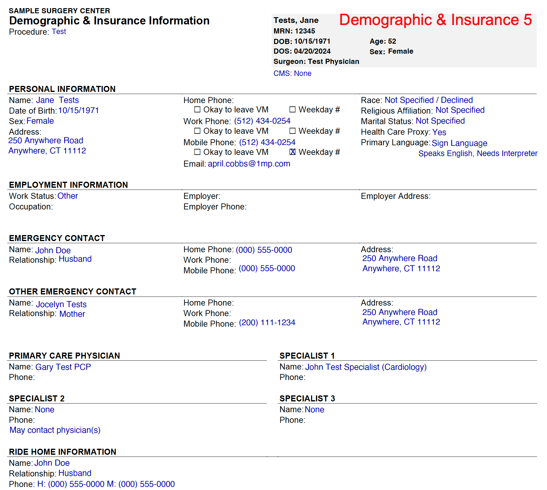 Demographics 5